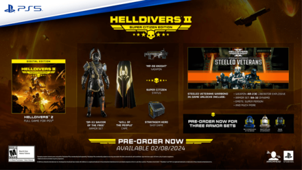 Helldivers 2 - Super Citizen Edition + Pre-Order Bonuses