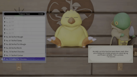 FF7 Rebirth - Stuffed Fat Chocobo