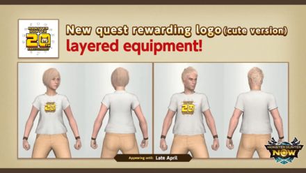 Monster Hunter Now - 20th Anniversary Shirt Cute Version