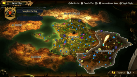 Unicorn Overlord - Scorpion Carving Map Location