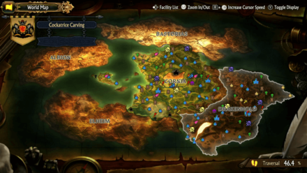 Unicorn Overlord - Cockatrice Carving Map Location