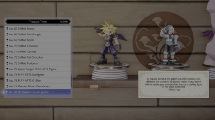 FF7 Rebirth - 3D Brawler Cloud Figurine