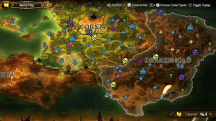 Unicorn Overlord - Faded Journal 4 Map Location