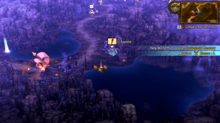 Unicorn Overlord - Gozefauss Town Cemetery Overworld Location