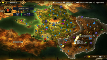 Unicorn Overlord - Gozefauss Town Cemetery Map Location