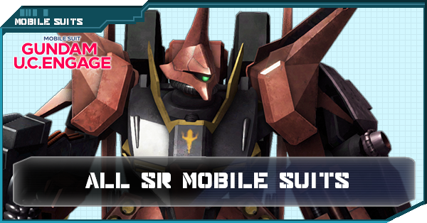 SR Mobile Suits - Gundam UC Engage