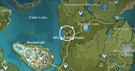 Genshin - Potions Most Potent Walkthrough - Head to the Whispering Woods