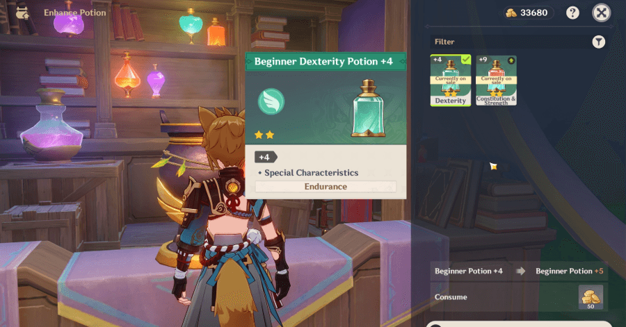 Genshin - How to Get Funds - Sell Your Potions
