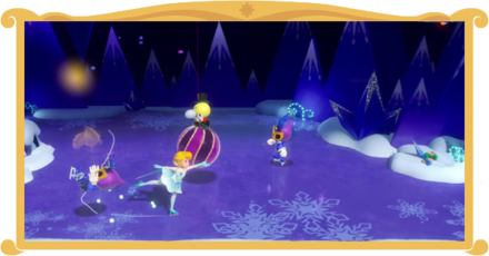 Princess Peach Showtime - A Snow Flower on Ice Stage Image