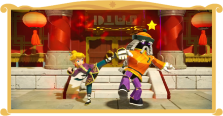 Princess Peach Showtime - A Kung Fu Tale Stage Image