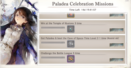 paladea celebration missions
