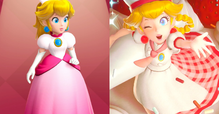 Princess Peach Showtime - Outfits vs Transformations