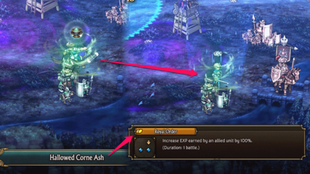 Unicorn Overlord - Use a Hallowed Corne Ash then Use Royal Order