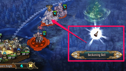 Unicorn Overlord - Use a Beckoning Bell on the Attacking Unit