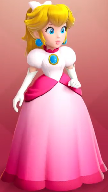 Princess Peach Showtime - Gradient Dress