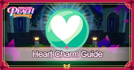 Princess Peach Showtime - Heart Charm Guide Banner
