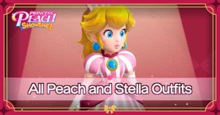 Princess Peach Showtime - All Peach and Stella Outfits