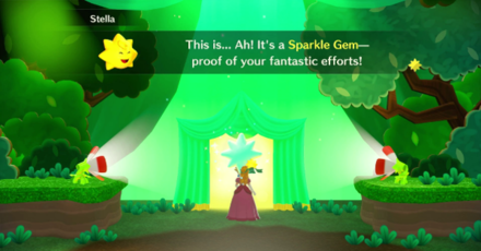 Princess Peach Showtime - Castle of Thorns Sparkle Gems 1