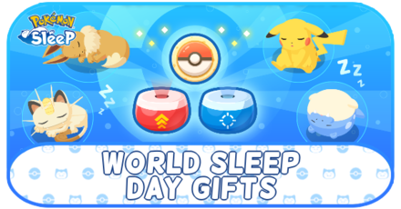 Pokemon Sleep - World Sleep Day Top Banner