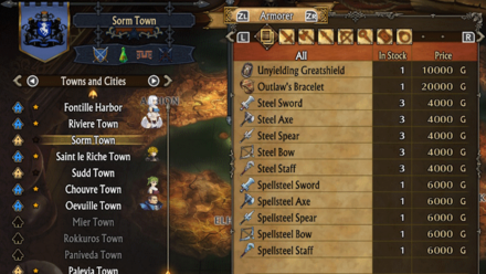 Unicorn Overlord - Liberate Sorm Town for End-Game Equipment