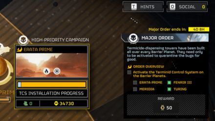 Helldivers 2 - Current Major Order