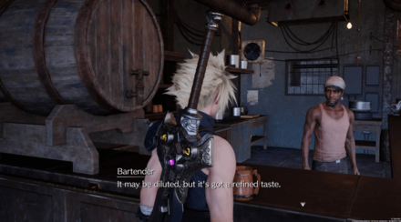 FF7 Rebirth - Thirsty Usain Diluted Drink