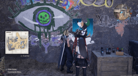 FF7 Rebirth - Squinty Rachel Stamp Grafitti