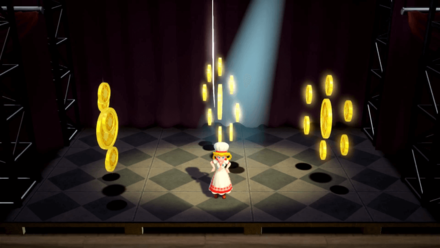 Princess Peach Showtime - Secret Area with Coins
