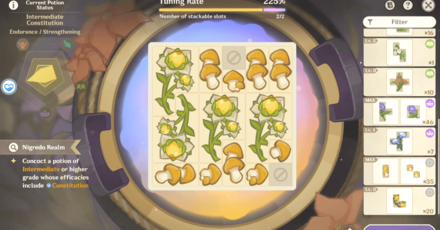 Genshin - Alchemical Ascension - Beginner Exam Concoction