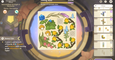 Genshin - Alchemical Ascension - Intermediate Exam Concoction