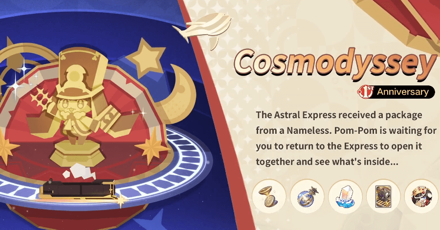 Honkai Star Rail - 2.1 Event - 1st Anniversary - Cosmodyssey