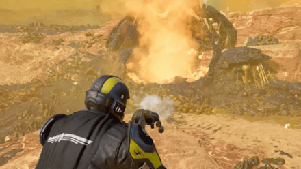 Helldivers 2 - Grenade Launcher on Bug Hole