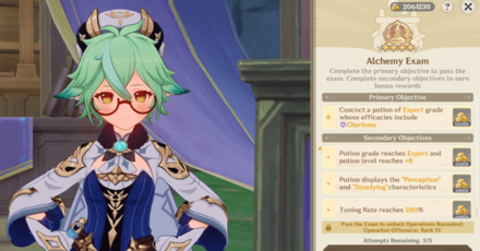 Genshin - Alchemical Ascension - Expert Exam