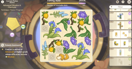 Genshin - Alchemical Ascension - Advanced Exam Concoction