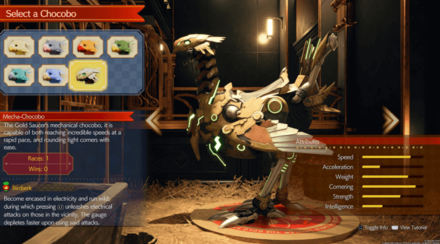FF7 Rebirth - Mecha-Chcobo Info