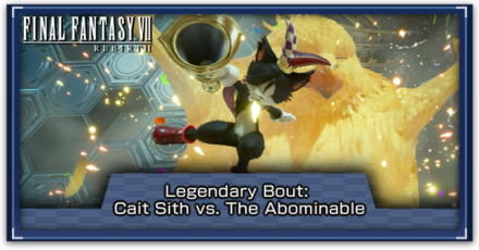 FF7 Rebirth - Cait Sith vs The Abominable Guide Banner