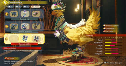 Final Fantasy 7 Rebirth - Debonair Equipment