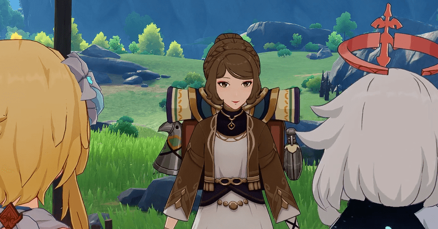 Genshin - Talk to the Merchant