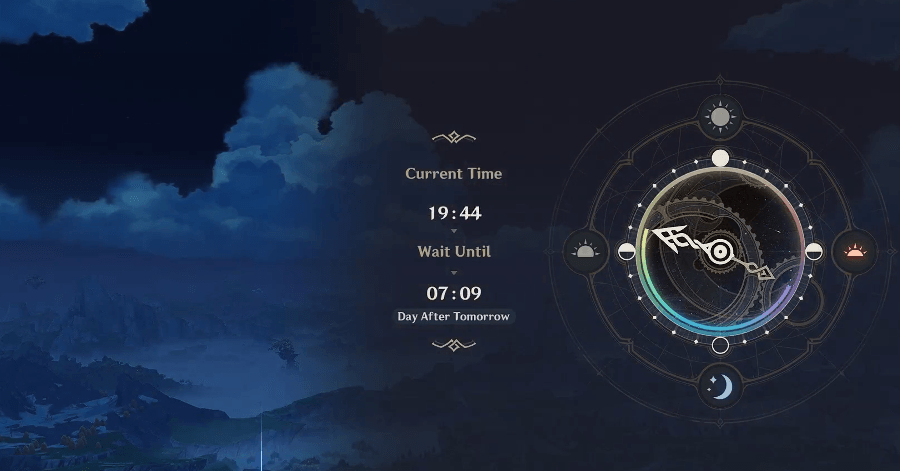 Genshin - Adjust the Time to Two Days Later