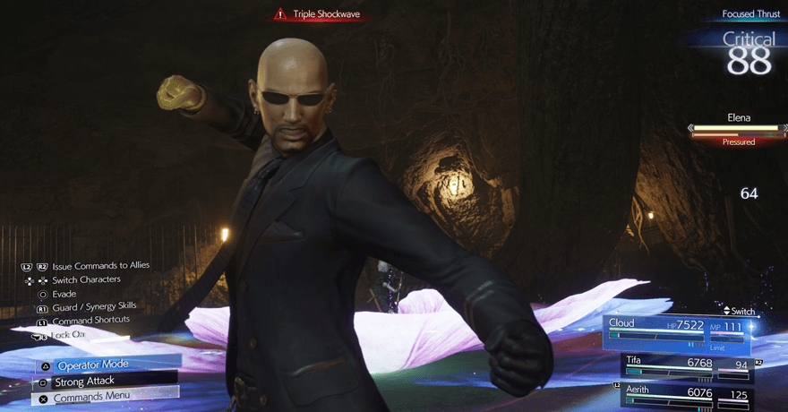 FF7 Rebirth - Rude Triple Shockwave