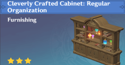 Genshin Impact - How to Get Cleverly Crafted Cabinet: Regular Organization Furnishing