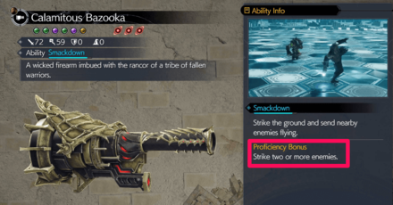 FF7 Rebirth - Proficiency Bonus