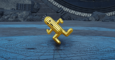Final Fantasy 7 Rebirth - Gold Cactuar