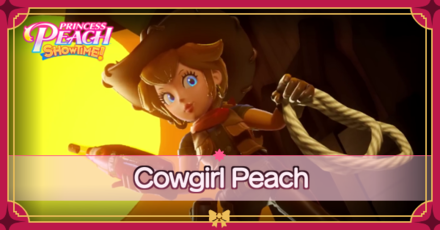 Princess Peach Showtime - Cowgirl Peach Banner