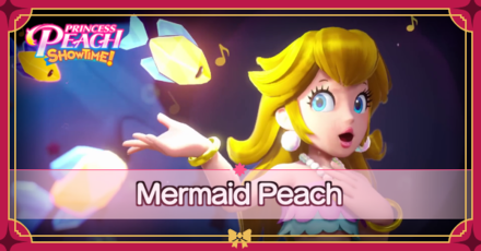 Princess Peach Showtime - Mermaid Peach Banner