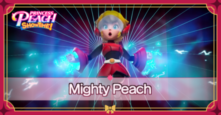 Princess Peach Showtime - Mighty Peach Banner
