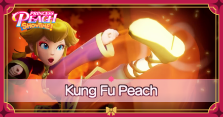 Princess Peach Showtime - Kung Fu Peach Banner