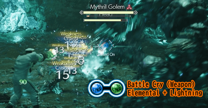 FF7 Rebirth - Elemental and Lightning Linked Weapon