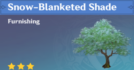 Genshin Impact - How to Get Snow-Blanketed Shade Furnishing