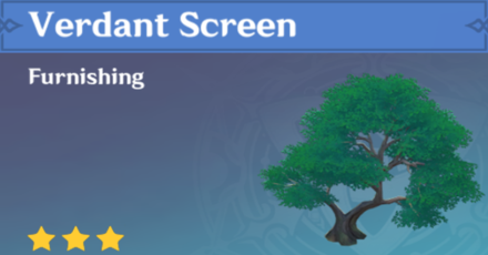Genshin Impact - How to Get Verdant Screen Furnishing
